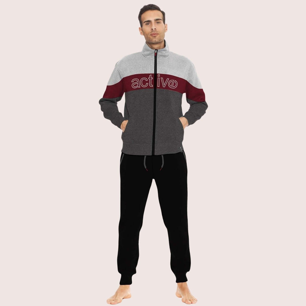 Irge Sport Boy Tuta Sottuomo In Felpa Tutta Zip Pantalone Con Tasche  Art.su86