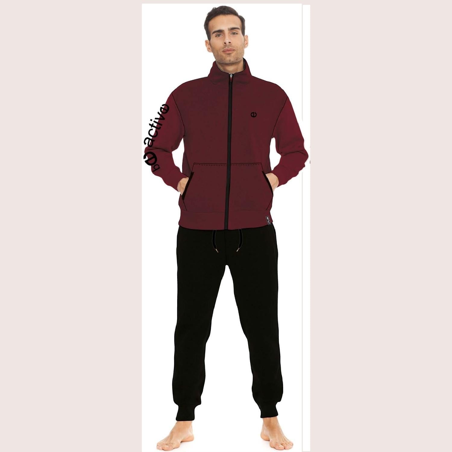 Irge Sport Boy Tuta Sottuomo In Felpa Tutta Zip Pantalone Con Tasche  Art. Su89
