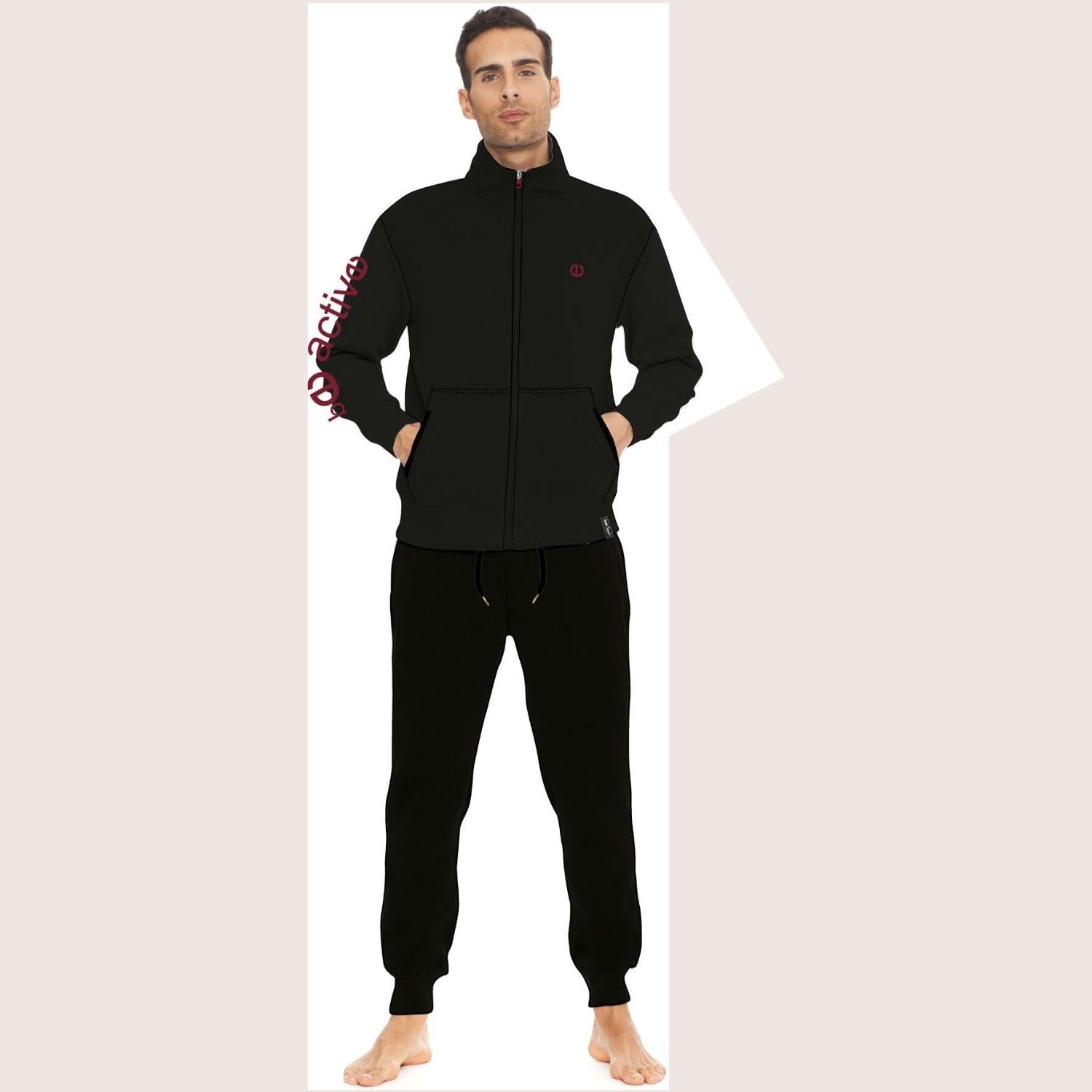 Irge Sport Boy Tuta Sottuomo In Felpa Tutta Zip Pantalone Con Tasche  Art. Su89