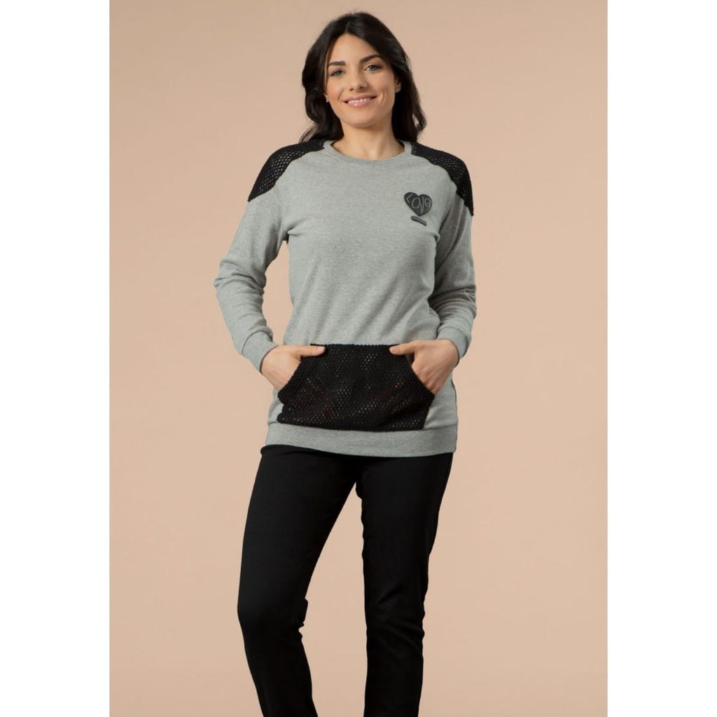 Irge Home Wear Tuta Ragazza Invernale Girocollo In Felpina Di Cotone  Art. Sd150
