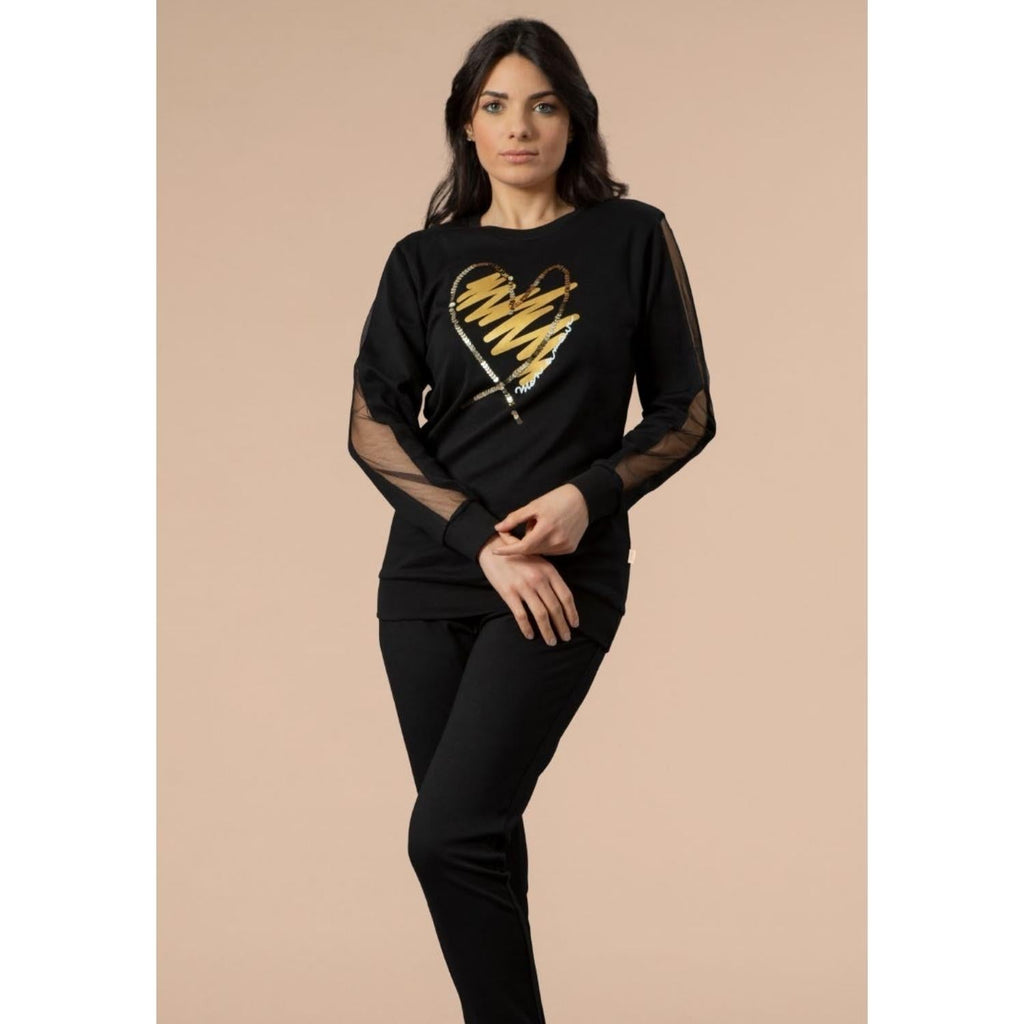 Irge Home Wear Tuta Ragazza Invernale Girocollo In Felpina Di Cotone  Art. Sd152