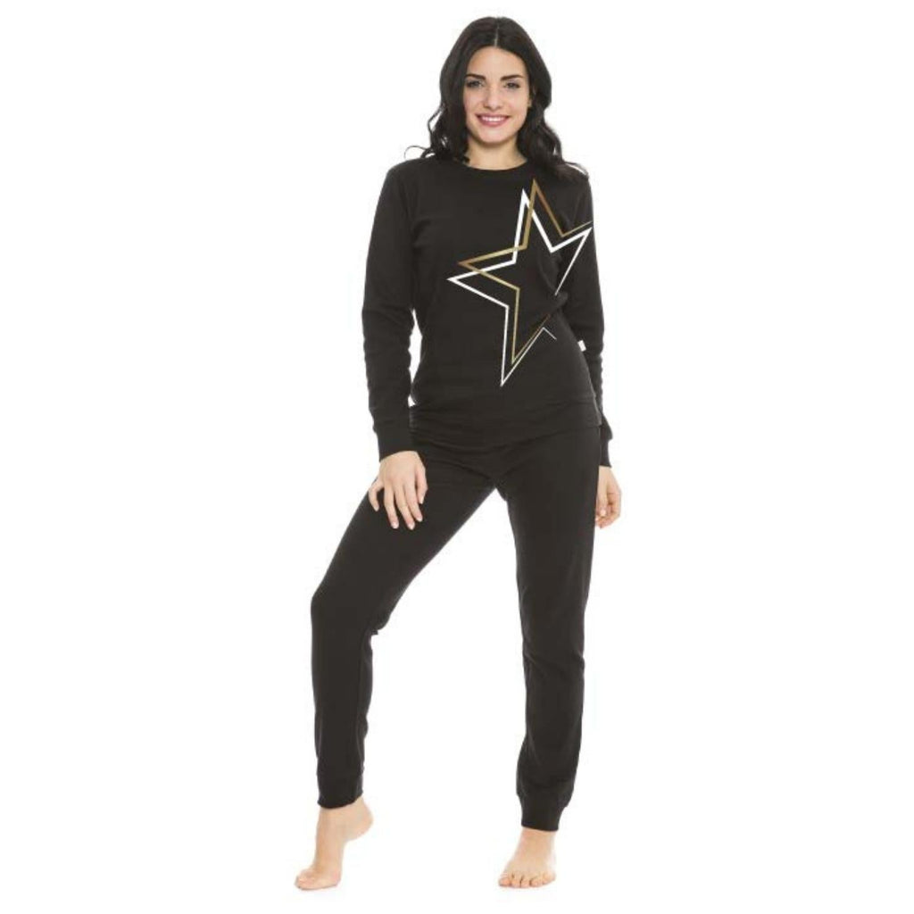 Irge Home Wear Tuta Ragazza Invernale Girocollo In Felpina Di Cotone  Art. Sd155