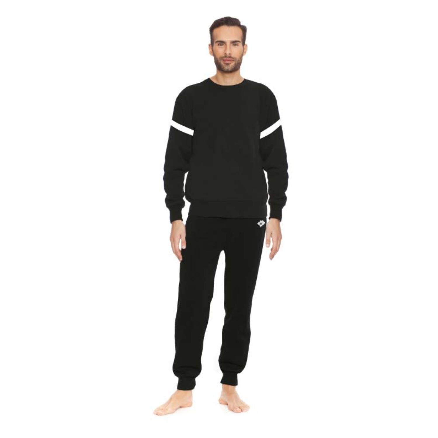 Irge Home Wear Tuta Ragazzo Invernale Girocollo In Felpina Di Cotone  Art. Su108