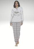 Y&m By Irge - Pigiama Donna In Caldo Cotone Interlock  Art.y&m276