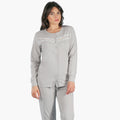 Irge Pigiama Donna Cotone Lungo Serafino Aperto Elastico Caviglia  Inserto In Pizzo Art. Ir1498