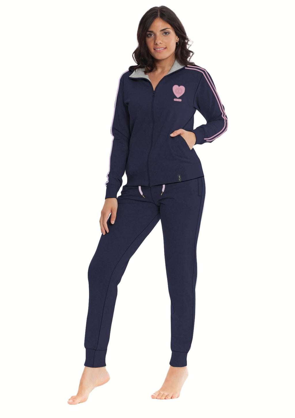Irge - Tuta Donna Zip Intera French Terry Irge   Gcl88