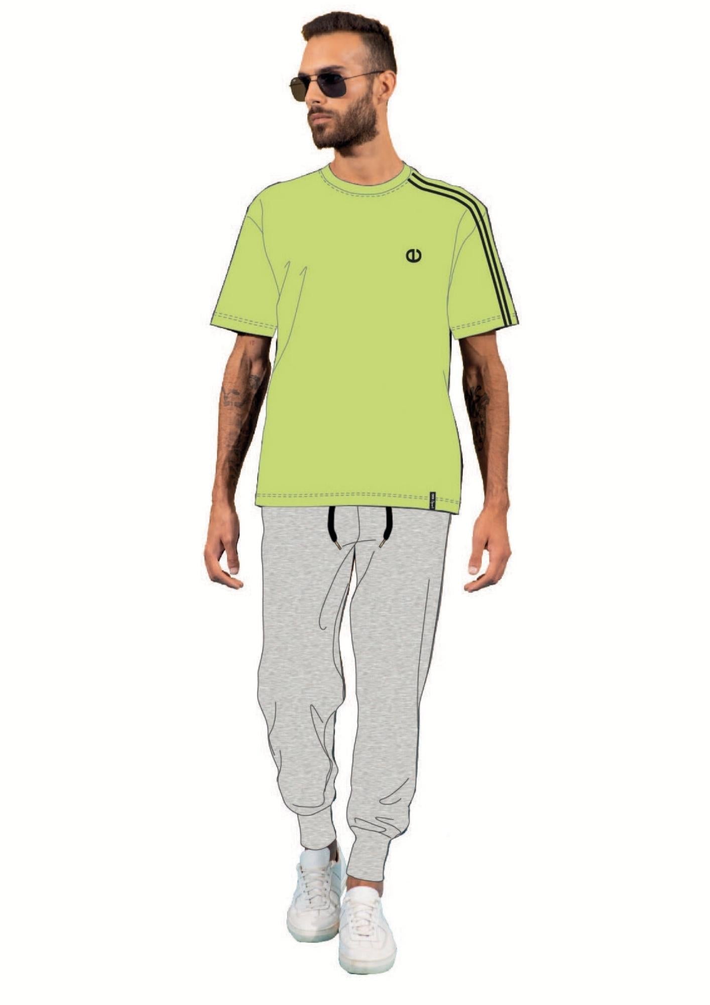 Irge - Tuta Uomo Mezza Manica Pantalone Lungo French Terry   Gcm75