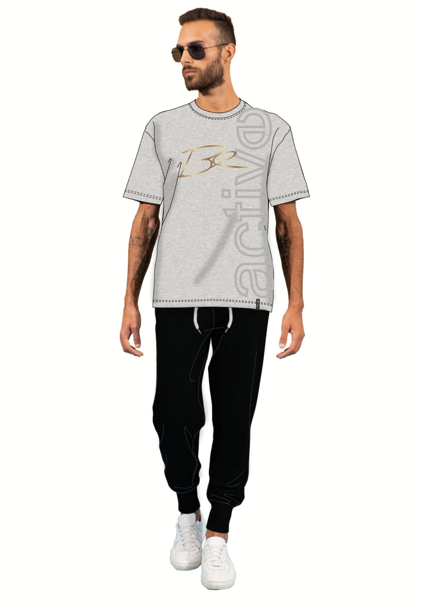 Irge - Tuta Uomo Mezza Manica Pantalone Lungo   Gcm77