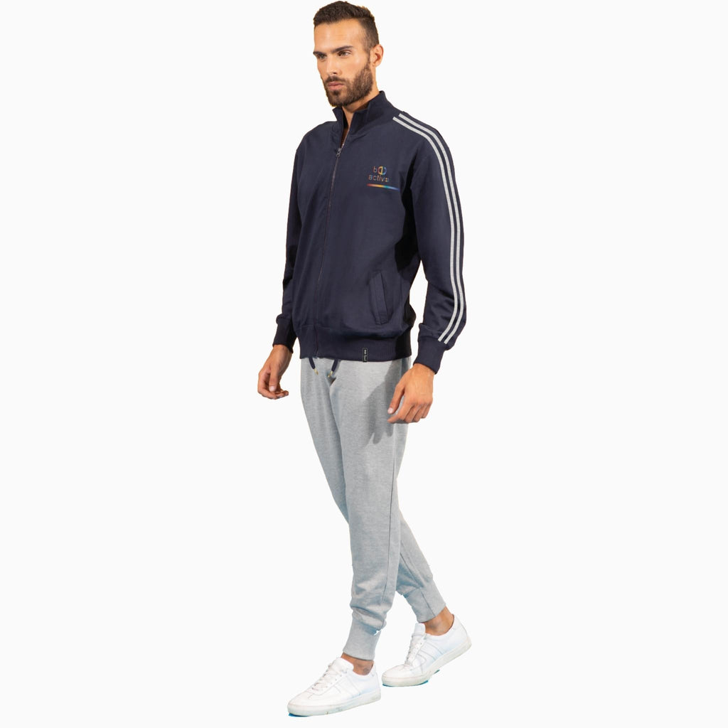 Irge - Tuta Uomo Zip Intera French Terry   Gcm83