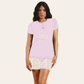 Irge Pigiama Donna Corto Mezza Manica In Jersey Puro Cotone  Art. Mi1536