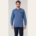 Irge Pigiama Uomo Serafino In Caldo Cotone 100% Con Taschino  Art. Ir1609