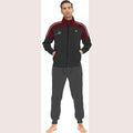 Irge Sport Tuta Uomo Calibrata In Felpa Aperta Avanti Pantalone Con Tasche E Coulisse  Art. Gcmc08