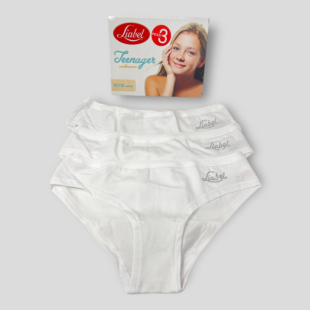 Liabel - Slip Ragazza In Cotone Pacco Da 3 L20