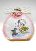 Roby - 6 Bavette Piccola Spugna Retro Pvc Chiusura/elastico Stampata Femminuccia Art. B6497