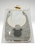 Roby - Bavetta Colletto In Cotone 100% Chiusura Con Bottone Colore Melange Femminuccia Art. B211
