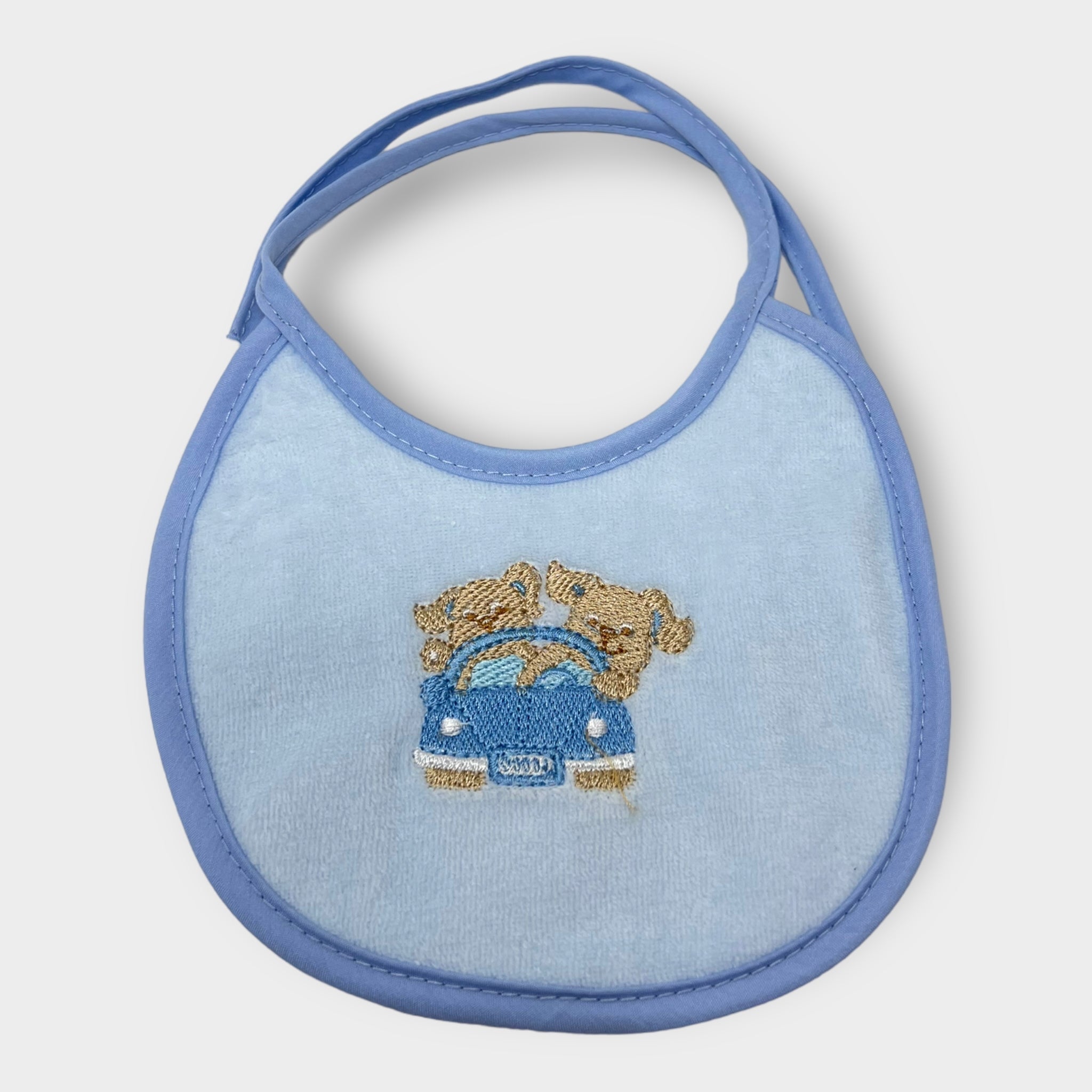Roby Bavetta Baby Ciniglia Piccola In Puro Cotone Ricamata Chiusura Laccetti Art. B213