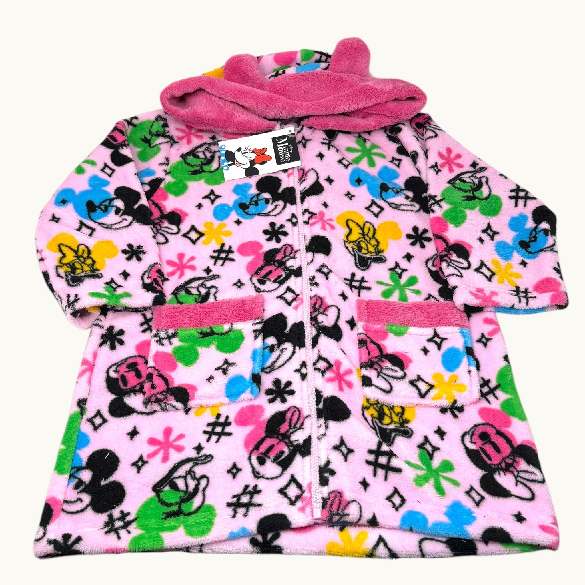 Disney - Pigiama Baby Disney Femminuccia In Morbido Pile Stampa Minnie  Art. W6