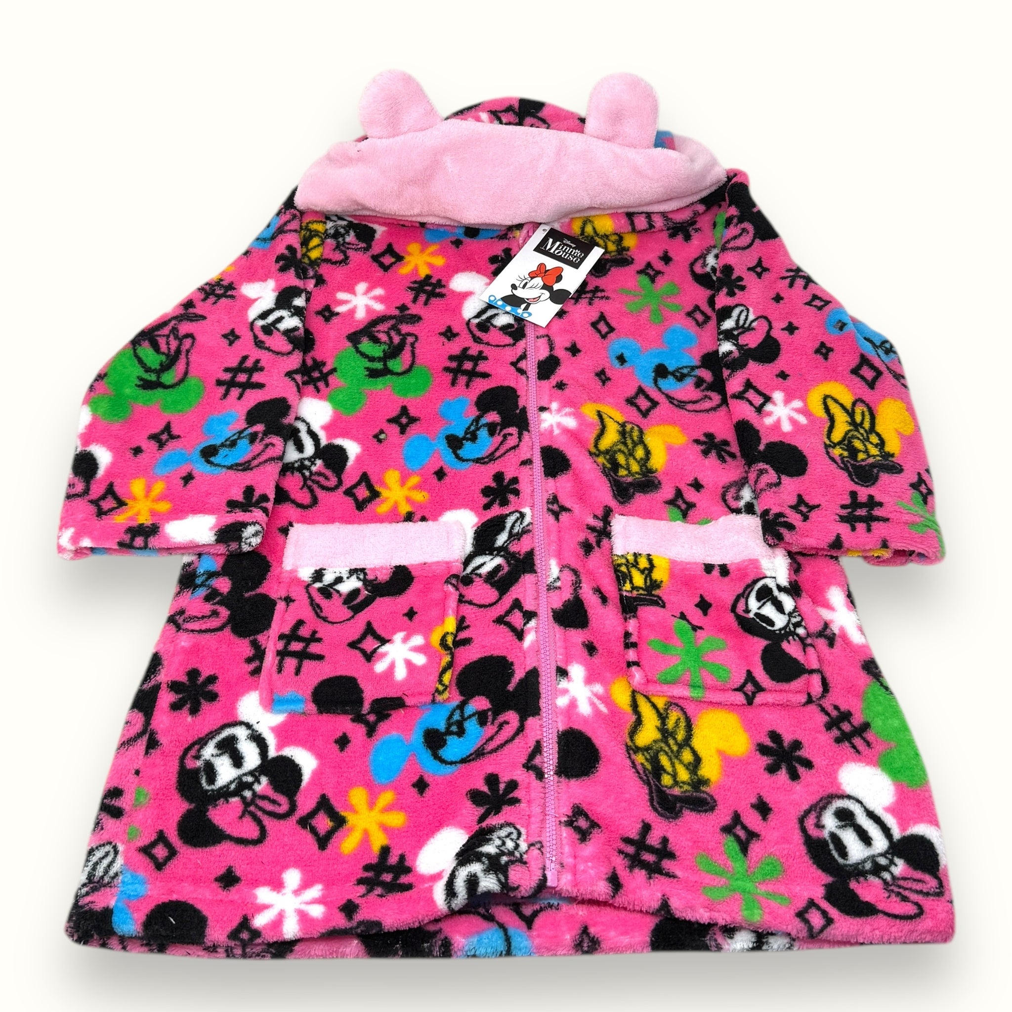 Disney - Pigiama Baby Disney Femminuccia In Morbido Pile Stampa Minnie  Art. W6