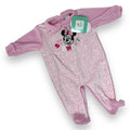 Disney - Tutina Ciniglia In Cotone Ricamata Disney Minnie  Art. Wq3087
