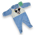 Disney - Tutina Ciniglia In Cotone Ricamata Disney Mickey Mouse  Art. Wq3088
