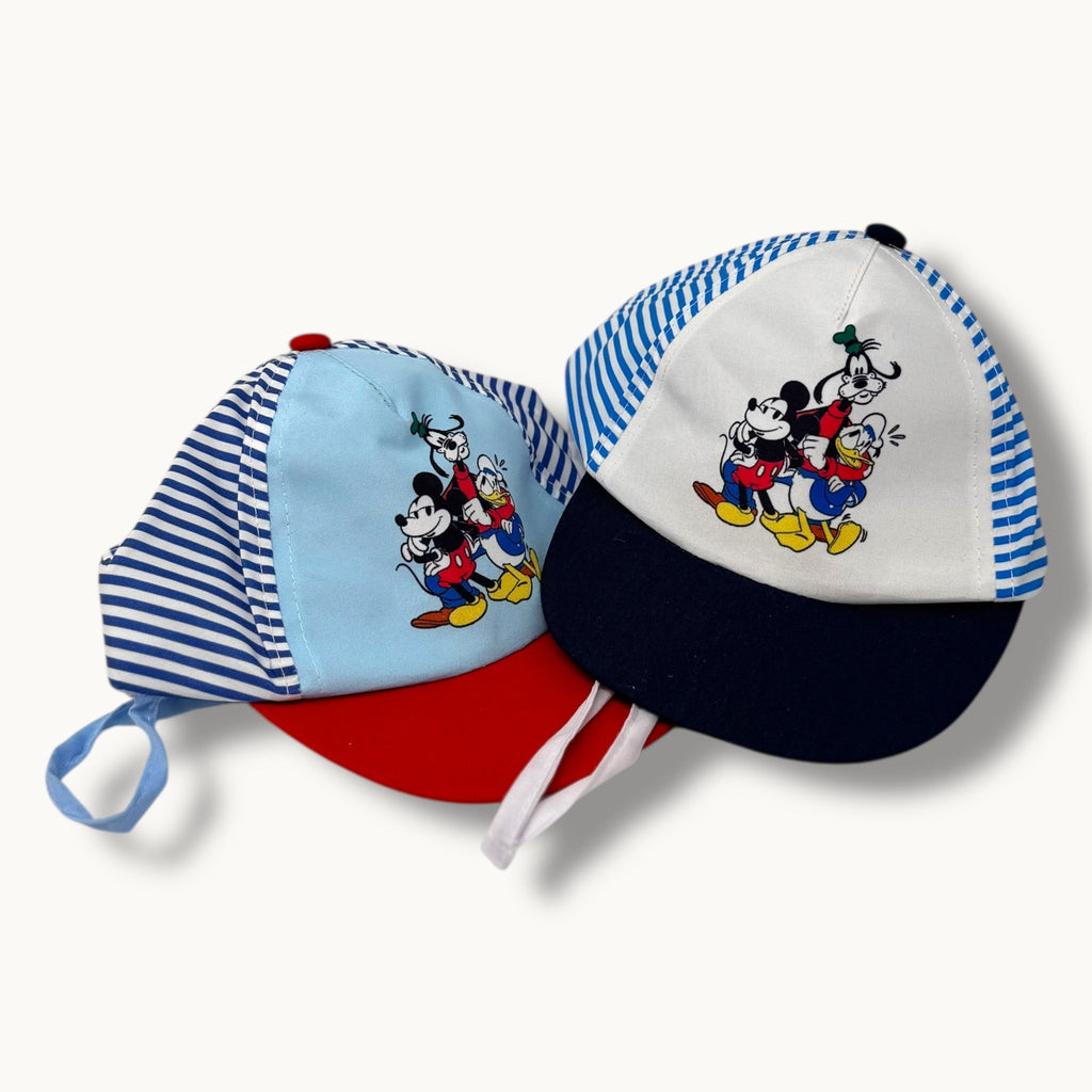 Ellepi Disney  Cappello Con Visiera Neonato In Puro Cotone Con Personaggi Disney Art. Wh0810