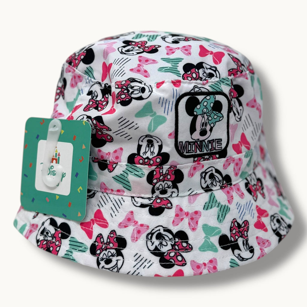 Ellepi Disney Cappello Mod. Pescatore Neonata In Puro Cotone Con Personaggi Disney Art. Wh0815