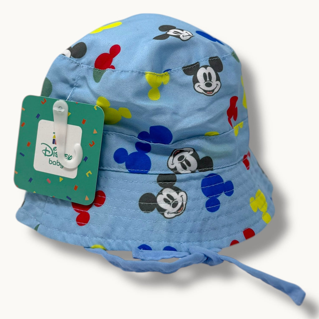 Ellepi Disney Cappello Mod. Pescatore Neonato In Puro Cotone Con Personaggi Disney Art. Wh0811