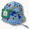 Ellepi Disney Cappello Mod. Pescatore Neonato In Puro Cotone Con Personaggi Disney Art. Wh0811