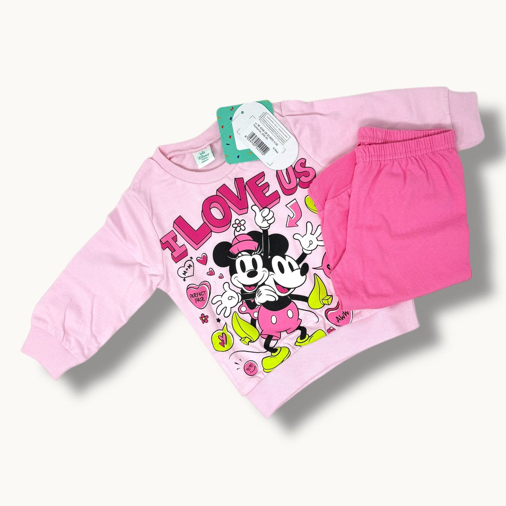Disney - Pigiama Neonato Femminuccia In Cotone 100% Stampa Minnie Art. Wi4248
