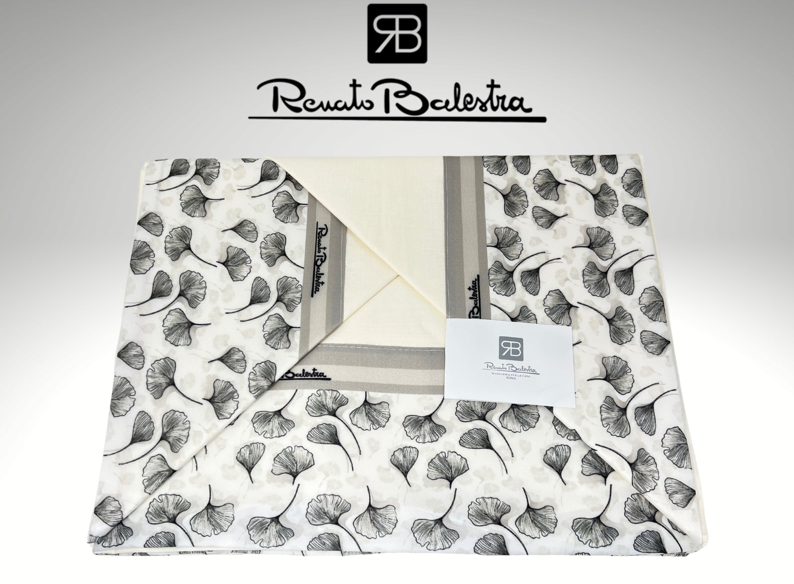 Renato Balestra - Completo Lenzuola Matrimoniale In Puro Cotone Toronto Art. Copp967