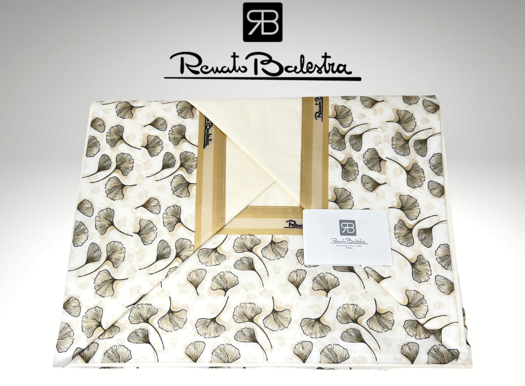 Renato Balestra - Completo Lenzuola Matrimoniale In Puro Cotone Toronto Art. Copp967