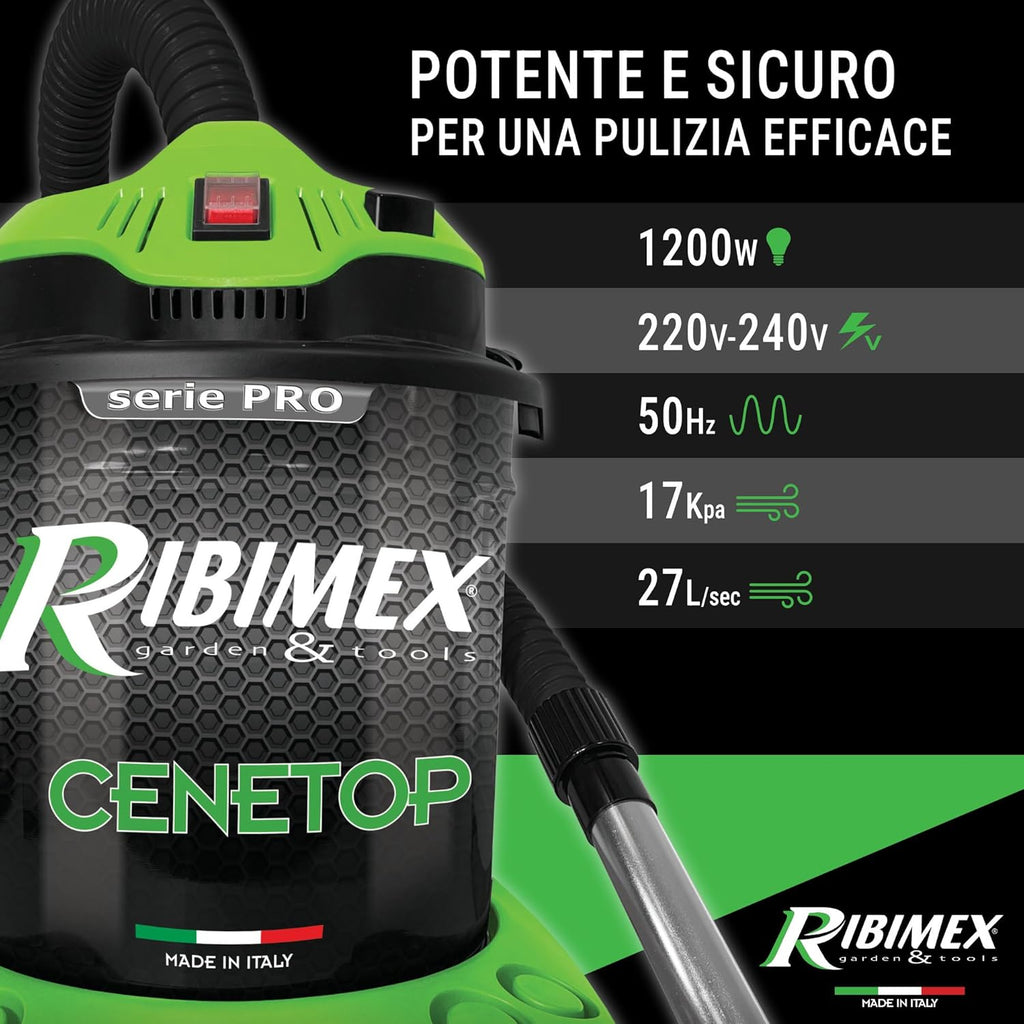 Aspiracenere cene top 18lt. 1200w
