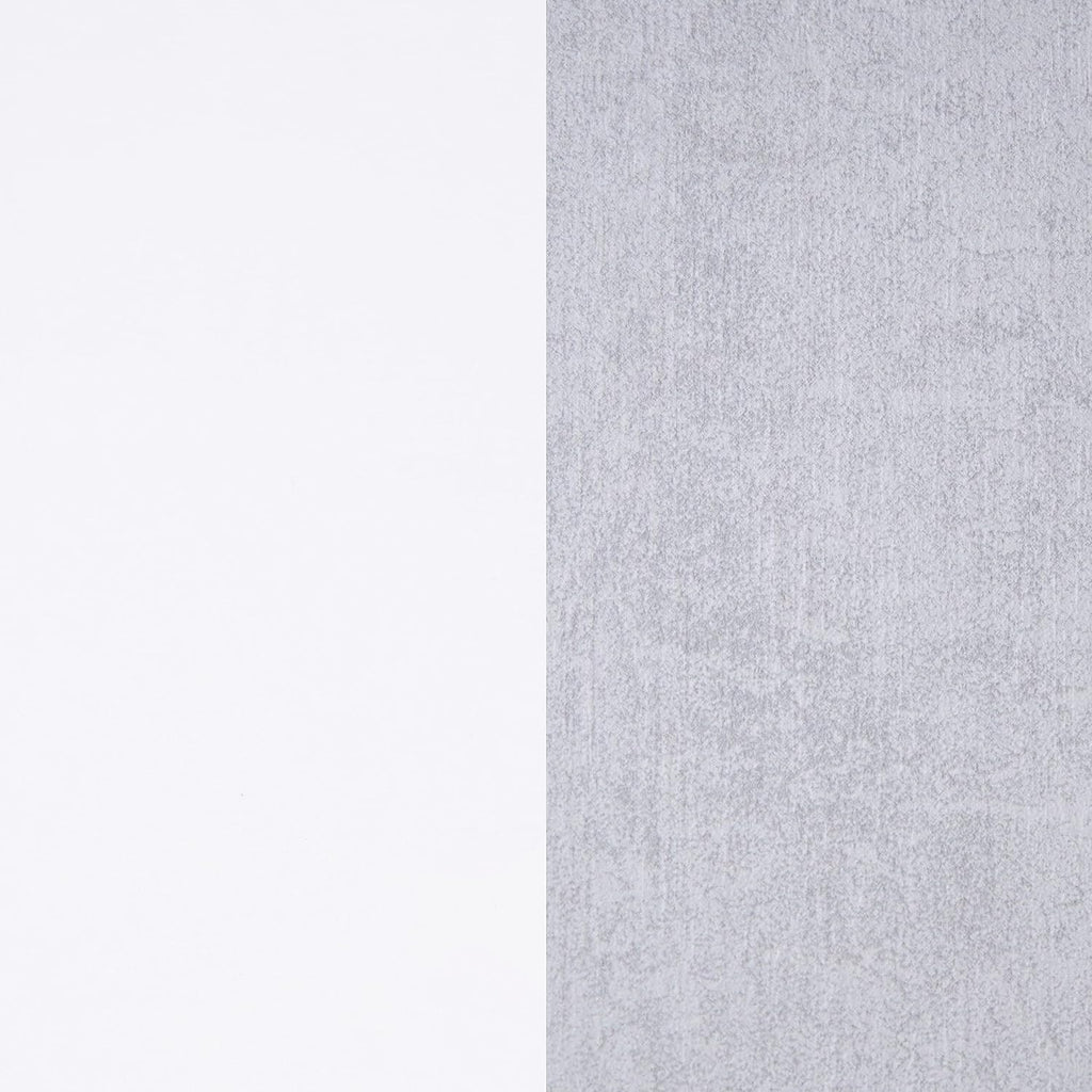 Credenza moderna Royla bianca e cemento – Stile nordico 150 cm