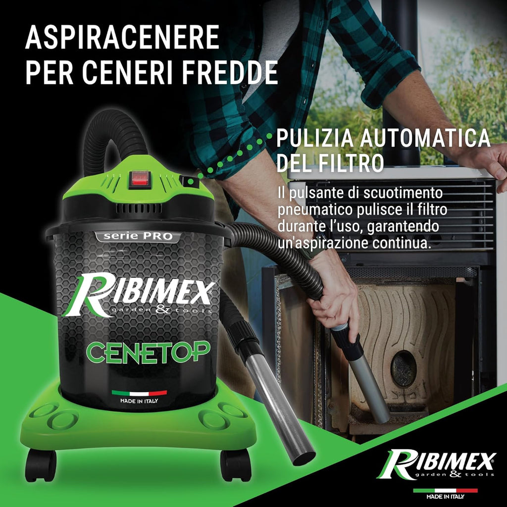 Aspiracenere cene top 18lt. 1200w