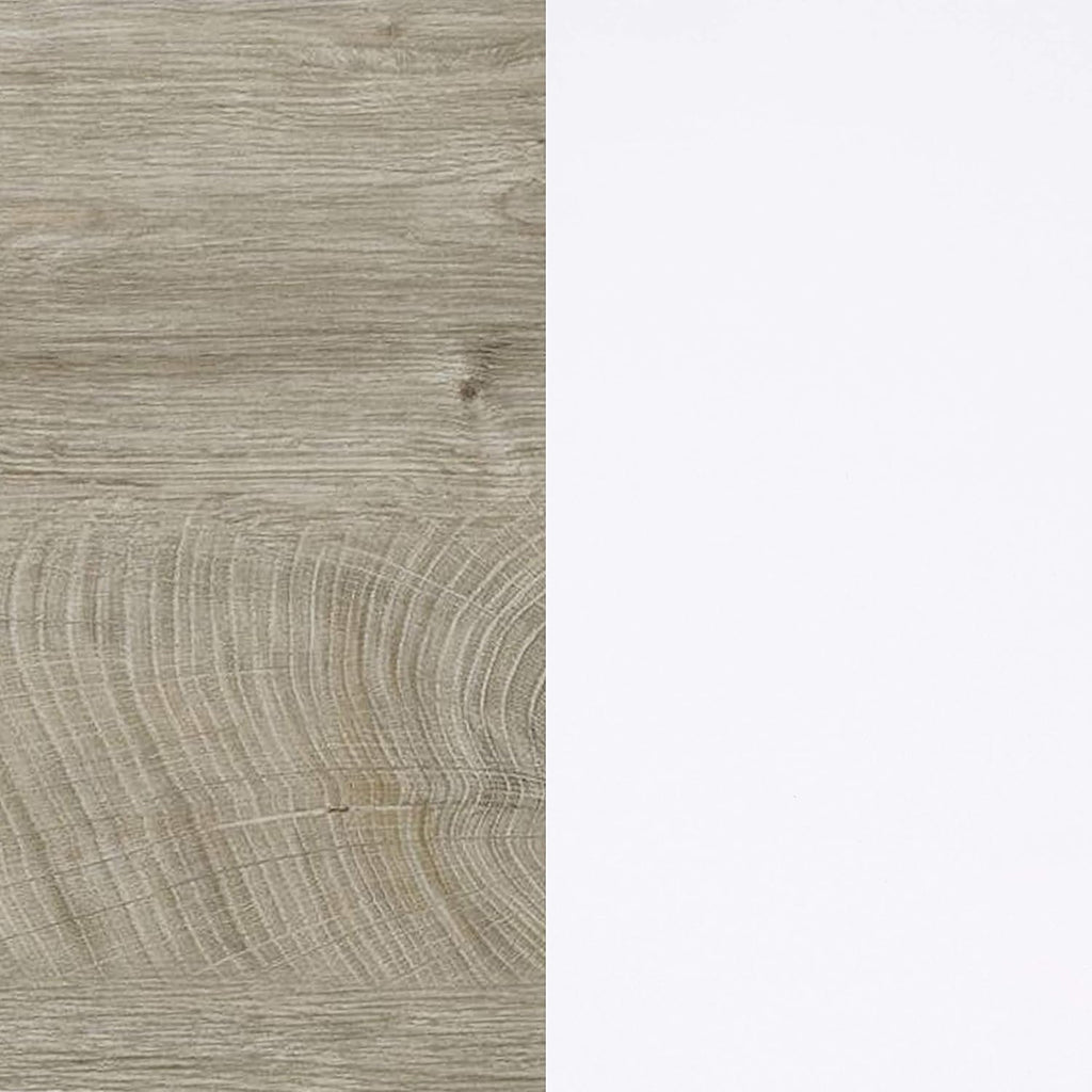 Credenza nordica Loira in rovere Alaska e bianco – Moderna e funzionale