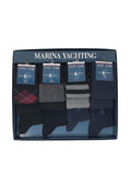 Marina Yacthting Conf.12 Paia Calza Uomo Corta In Caldo Cotone 100% Fantasia Assortite