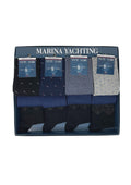 Marina Yachting Conf.12 Paia Calza Uomo Lunga In Caldo Cotone 100% Fantasia Assortite Art.ma36311