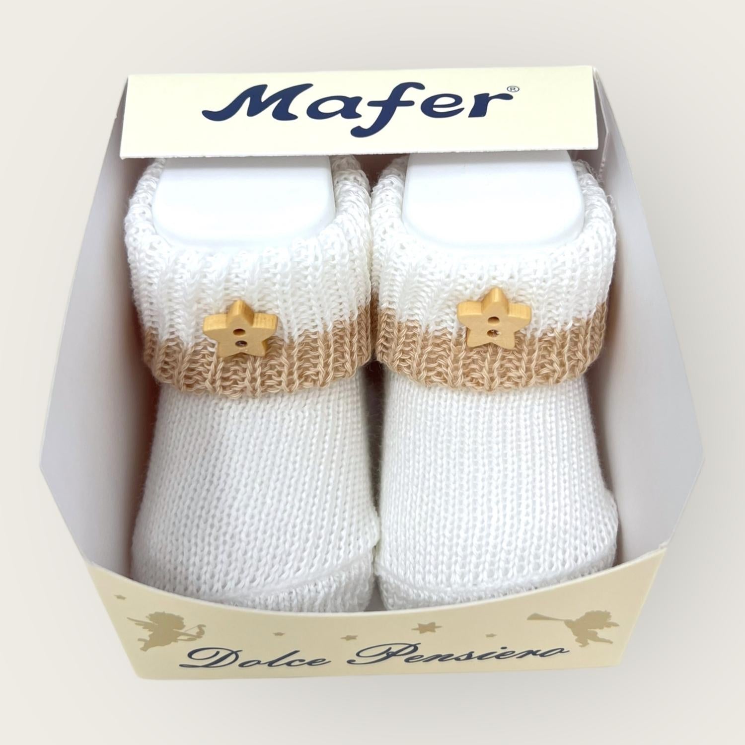Mafer Baby Idea Regalo 1 Calzino Baby In Caldo Cotone  Wsc8034