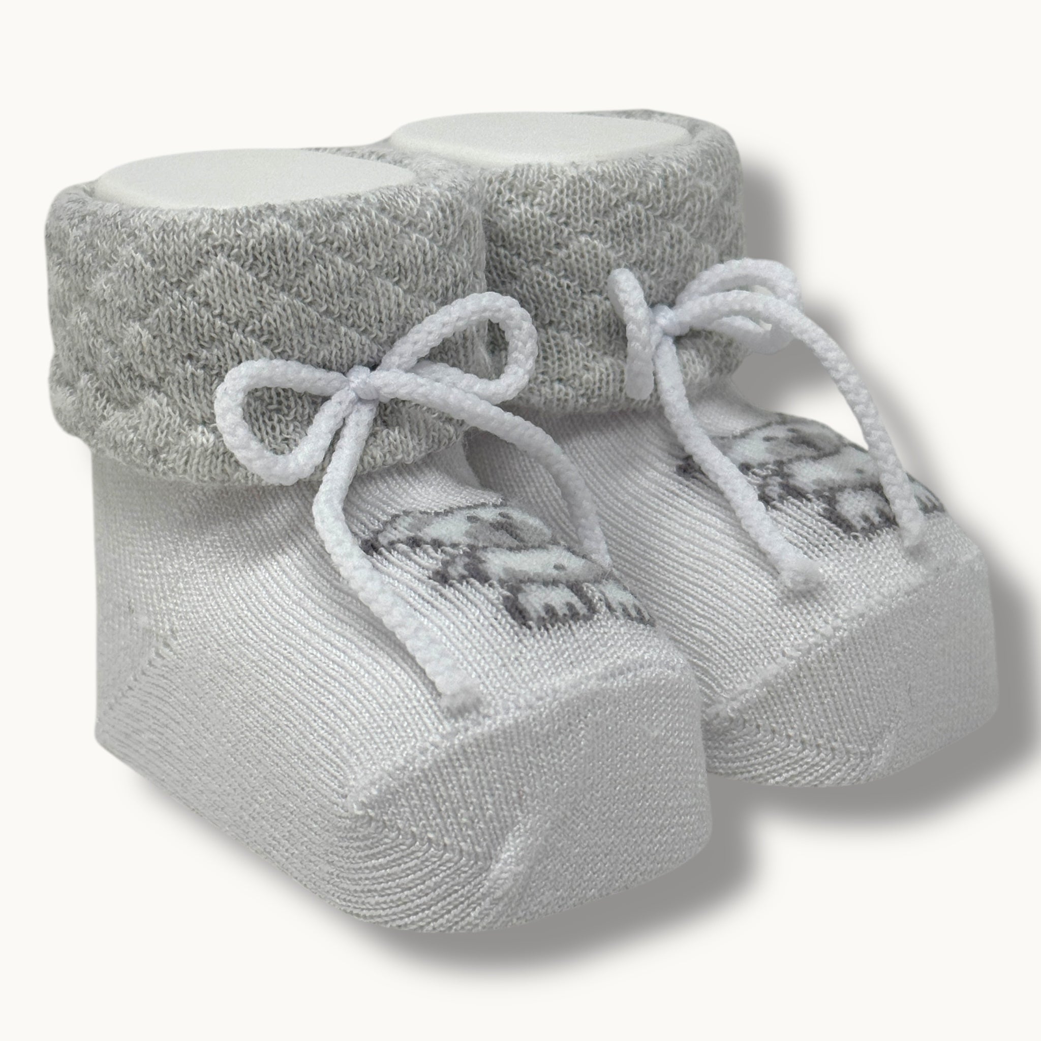 Mafer - Scarpina In 100% Cotone Baby Femminuccia Disegno Orsetto  Art. Wsc8751