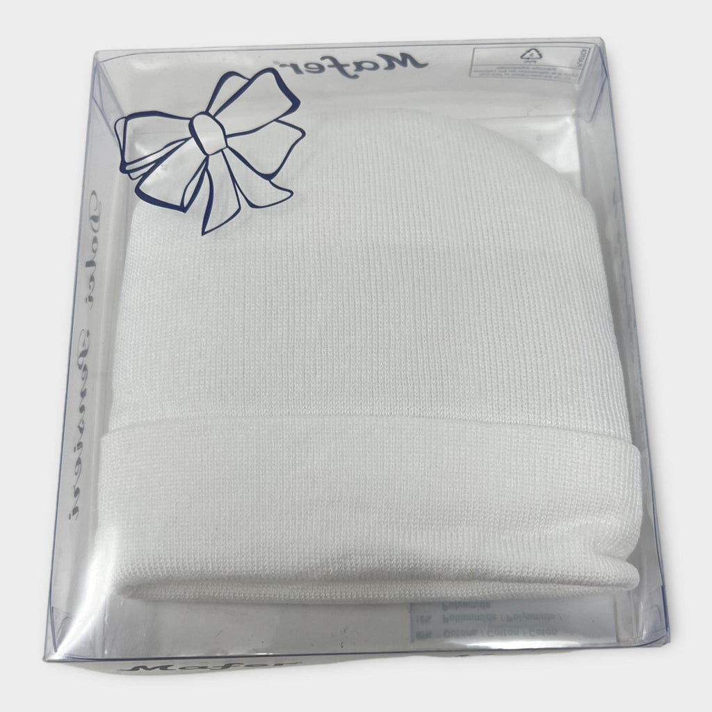 Mafer Cappellino In Filo Ricamato Maschietto Cotone  Art. Wsb7150