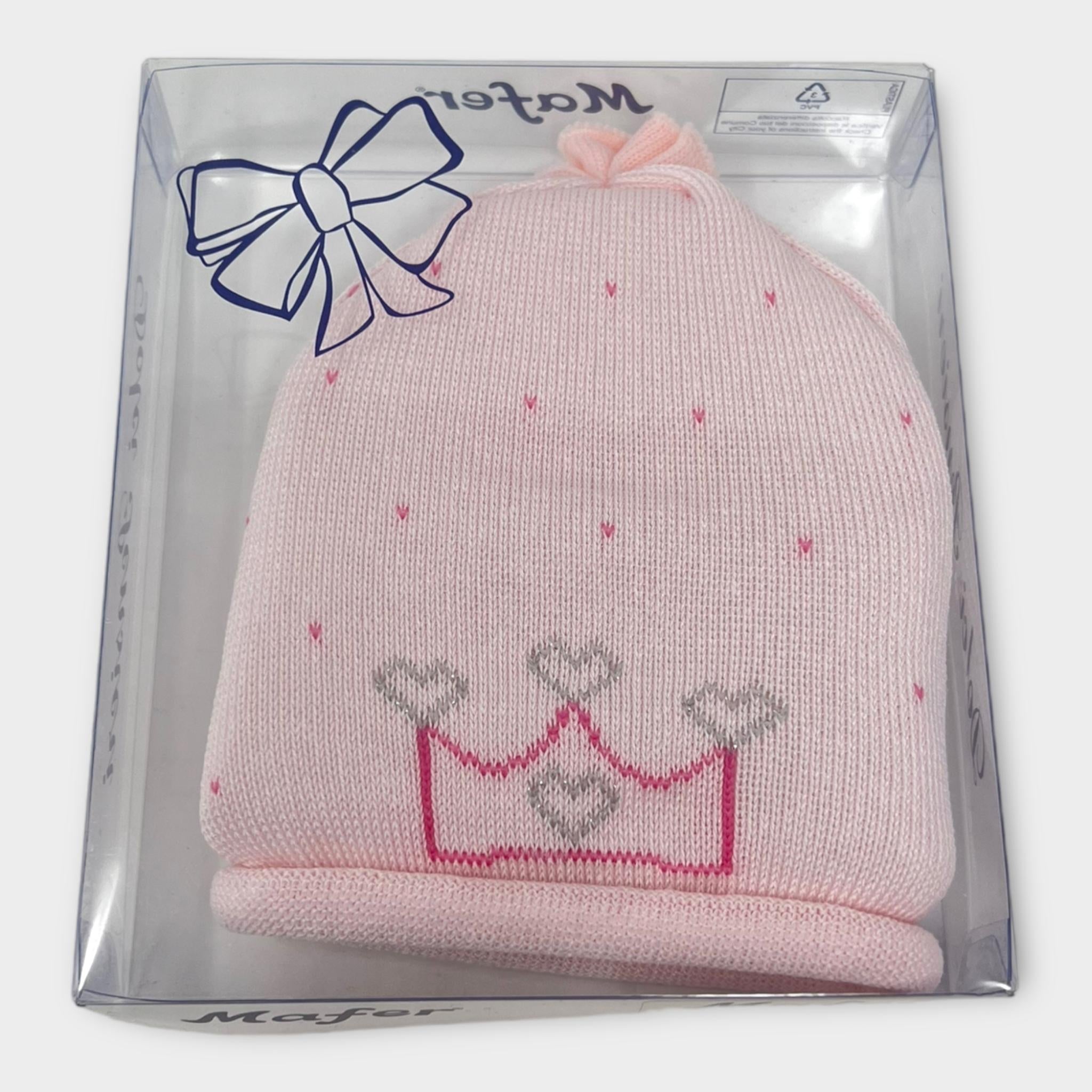 Mafer Cappellino In Filo Ricamato Femminuccia Cotone  Art. Wsb7722