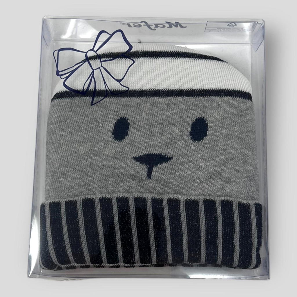 Mafer - Cappellino In Cotone Neonato Fantasia Con Risvoltino Art. Wsb7734