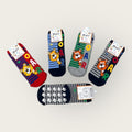 Mafer Baby Calzino Antiscivolo Baby Maschietto In Cotone Fantasie Assortite  Art. Ban7813