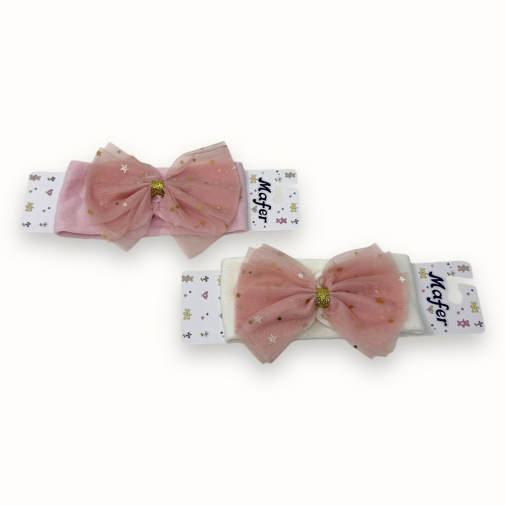 Mafer - Fascetta Neonato Baby Con Applicazione  Vari Colori  Art. Wsf8574