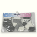 Mafer Baby - Set 3paia Calzino Baby Maschietto Primi Giorni In Cotone Fantasy  Art. Wpg8458