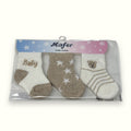 Mafer Baby - Set 3paia Calzino Baby Maschietto Primi Giorni In Cotone Fantasy  Art. Wpg8459