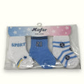 Mafer Baby - Set 3paia Calzino Baby Maschietto Primi Giorni In Cotone Fantasy  Art. Wpg8461