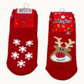 Mafer Natale Calza Baby Maschio/femmina Antiscivolo In Spugna Fantasie Natalizie  Art. Xna9006