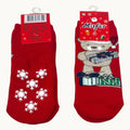 Mafer Natale Calza Baby Maschio/femmina Antiscivolo In Spugna Fantasie Natalizie  Art. Xna9007