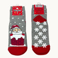 Mafer Natale Calza Bimbo/bimba Antiscivolo In Spugna Fantasie Natalizie  Art. Xna9014